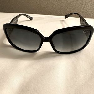 Coach black sunglasses